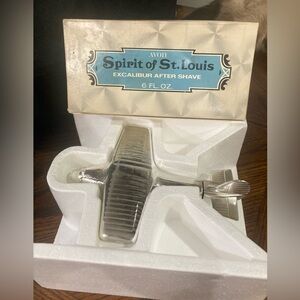 Vintage-Avon Bottle Spirit Of St. Louis Excalibur FULL AfterShave & Original Box